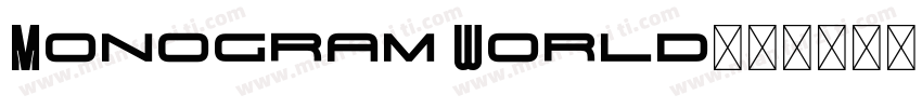 Monogram World字体转换